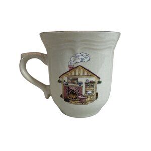1 Home Sweet Home Coffee‎ Tea Mug Century Stoneware Vintage Cottage House 7oz